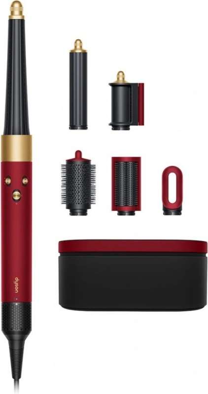 Стайлер для волос Dyson AirWrap ID Complete Long HS08, Red Velvet/Gold